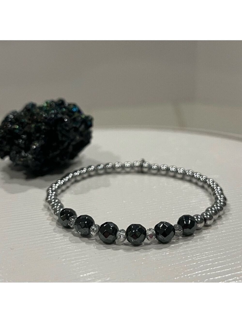 Tocara Bracelet Beaded Stainless Steel 7”